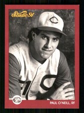 1991 Studio #169 Paul O'Neill Cincinnati Reds 66595