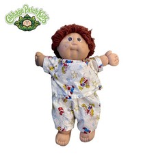 Vintage 1983 Coleco Cabbage Patch Kid Boy Doll White Pajamas in Good Condition