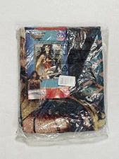Wonder Woman Tapestry Blanket 48”x 60” DC Comics “We War"  - Brand New
