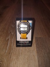 Reloj Pulsera Armitron Unisex Adulto Digital Deportivo Amarillo Negro INSTALAR NUEVO