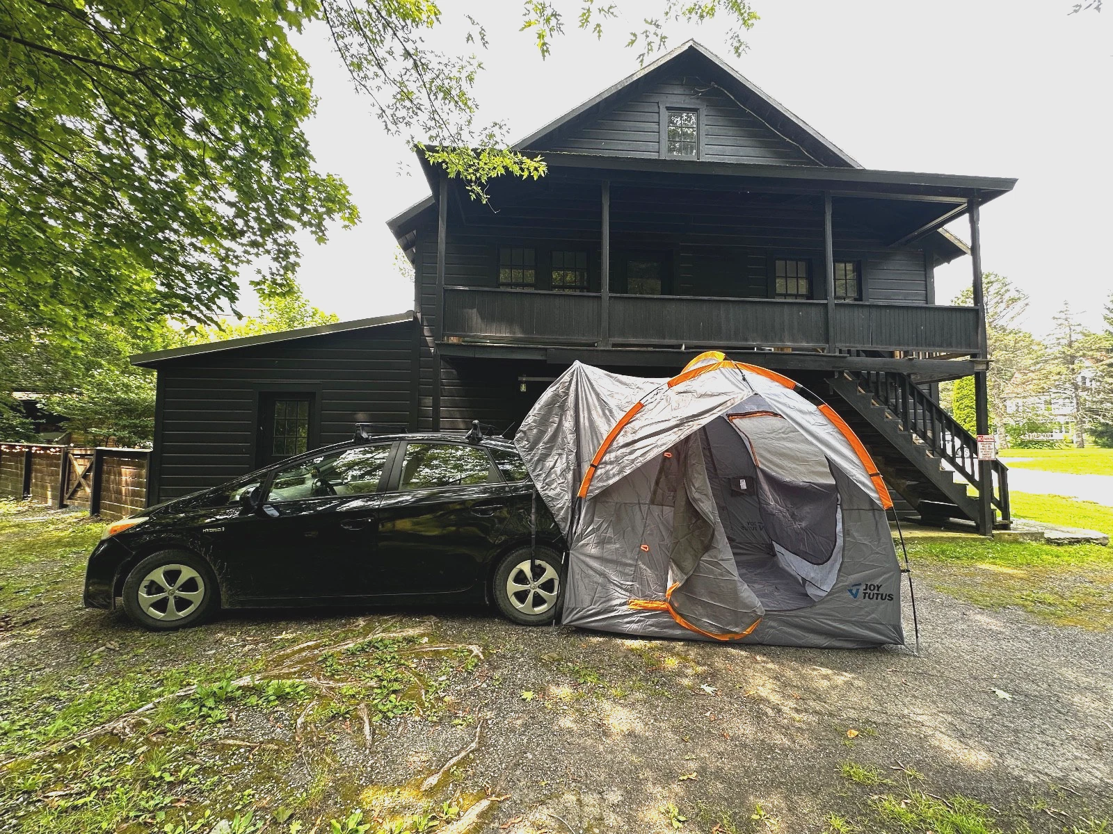 Joytutus SUV Tent for Camping with Rainfly - 4-8 Person - 59 sq ft