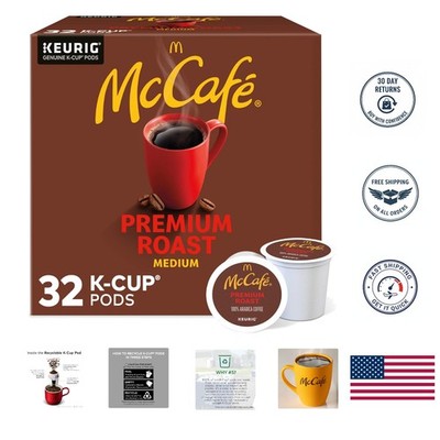 32 Count Medium Roast Arabica K-Cup Pods - Kosher Certified Coffee for Keurig