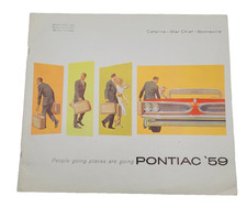 1959 Pontiac Catalina Bonneville Star Chief Dealer Sales brochure BIG ORIGINAL