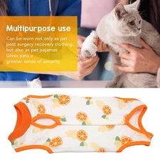 Cat Recovery Suit Breathable Prevent Lick After Surgery Wear Cotton Recovery