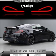 Vland Smoked Full Led Tail Lights For 2010-16 Hyundai Genesis Coupe Wsequential Vland Smoked Full Led Tail Lights For 2010-16 Hyundai Genesis Coupe Wsequential