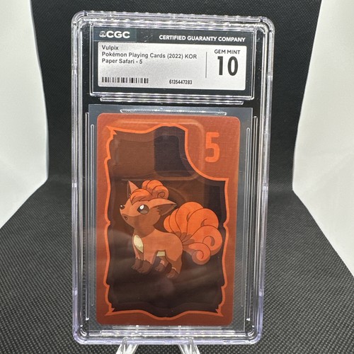 Nintendo Pokémon Vulpix Paper Safari 2022 Korean #5 CGC Gem Mint 10
