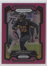 2023 Panini Prizm Pink Prizm Montez Sweat #299 19b1