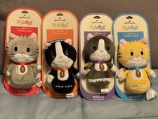 Set of 4 New 2016 Hallmark Itty Bittys Kitten Bowl Trading Cards; All Limited Ed