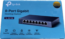 TP-LINK TL-SG108D 8-Port Gigabit Desktop Ethernet Network Switch New-Sealed