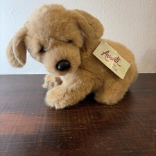 Vintage 1985 Applause Golden Retriever Puppy Plush Avanti Baby Dog 104 w/ Tag
