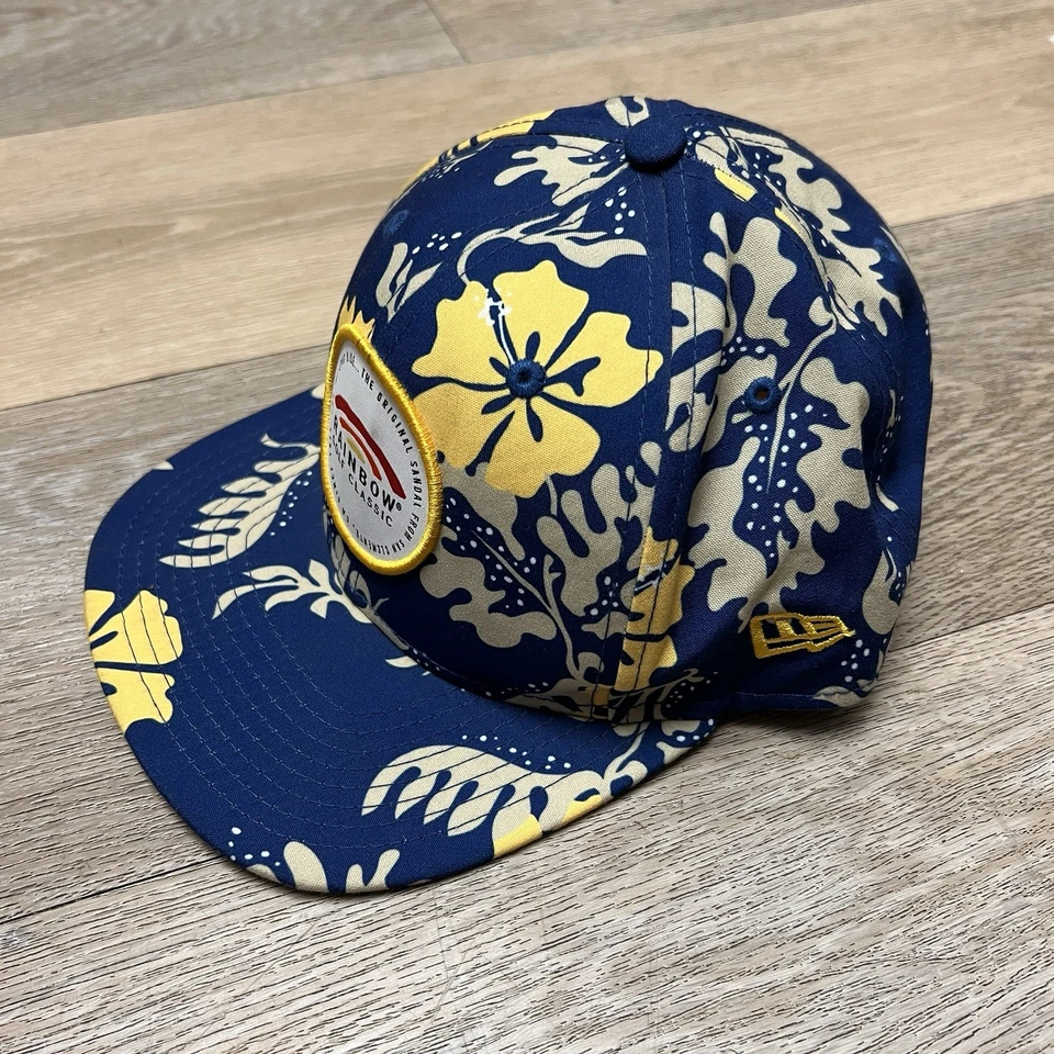 Sandalias Arco Iris Golf Clásicas SnapBack Hawaiano Floral Sombrero Gorra Raro Foto 3 de 4