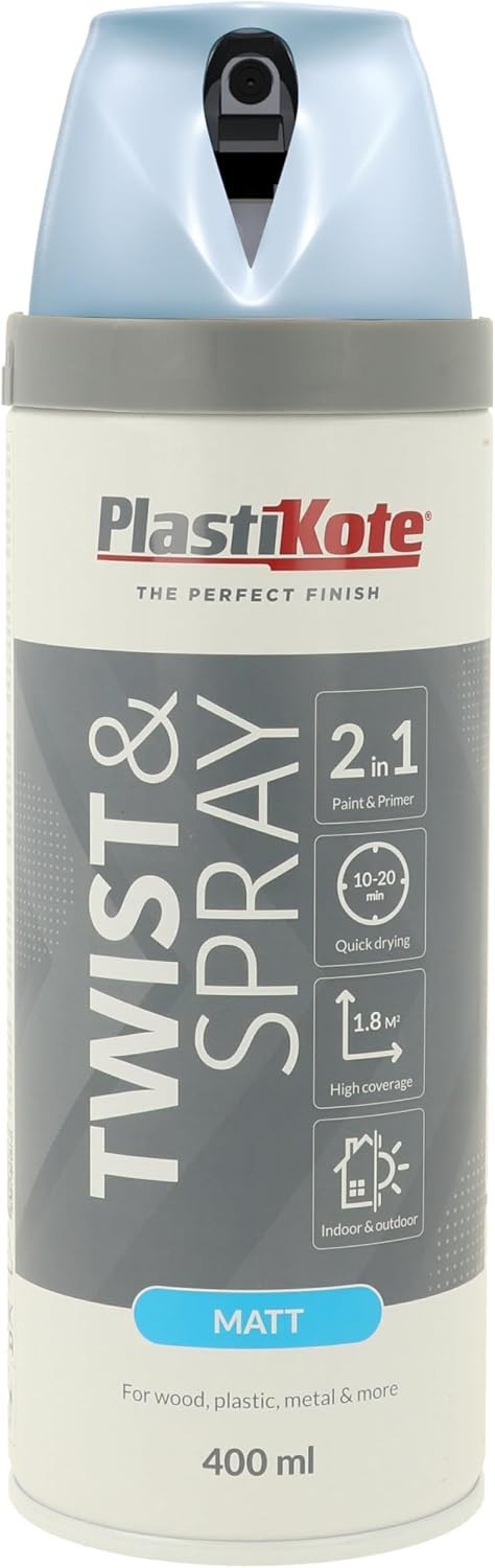 PlastiKote 022117 Twist & Spray baby blue satin 400 ml