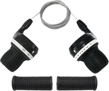 Bike Parts Shifter 3x7 Speed Twist Bicycle Shifter, 3 Speed Grip Shifter and ...