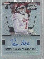 2016 Panini Prizm Draft Picks Auto Prizms #215 Dominique Alexander (ref35306)