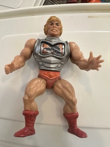 Vintage 1983 MOTU Battle Armor He-Man Figure – Masters of the Universe – Loose,