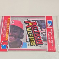 Donruss 1983 Action All Stars MLB Baseball Sealed Oversized Pack Puzzle Cards