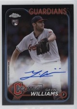 2024 Topps Chrome Rookie Auto Gavin Williams #RA-GW Auto 15m9