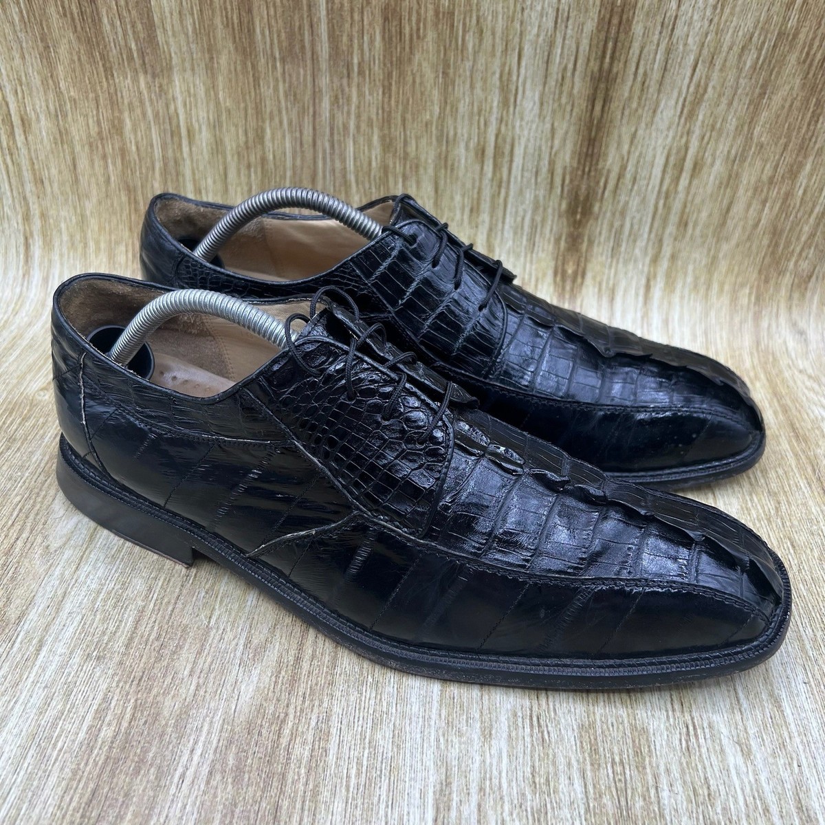 Studio Belvedere Genuine Crocodile Oxford Men display picture 2