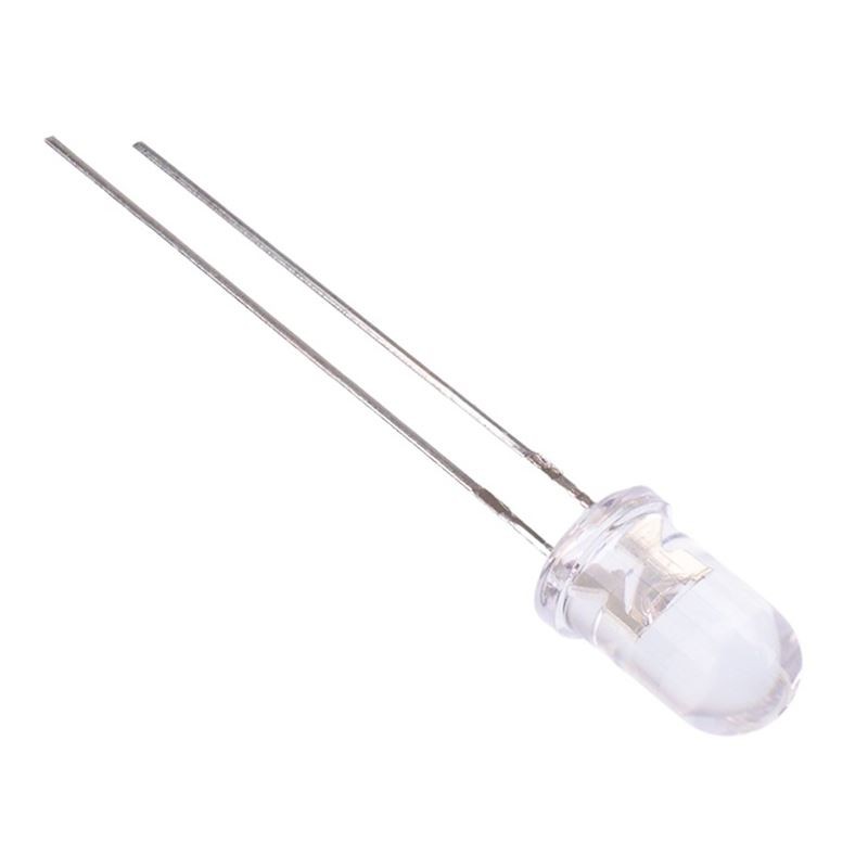 10 x Blue 5mm Water Clear LED 5000mcd 30°