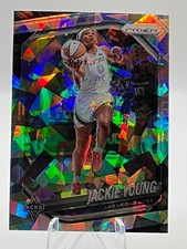 2025 Panini Prizm WNBA Jackie Young Cracked Ice #23 ACES
