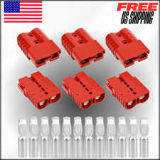 120A-600V Battery Quick Connect/Disconnect W 2/4/6 AWG, 6Pc Jumper Cable Plug