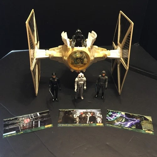 SALE 20% OFF! Vintage 1978 Kenner Star Wars TIE Fighter WORKS+BONUS Figures