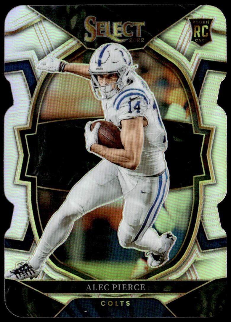 2022 Panini Select #45 Alec Pierce Silver Prizm Die Cut Rookie E1
