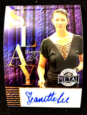 2025 Leaf Metal Women Of Sport JEANETTE LEE Auto Inspired Purple Prismatic 2/4