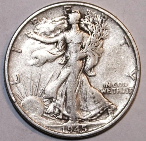 1945-S Walking Liberty Half Dollar - VF - #0800EC