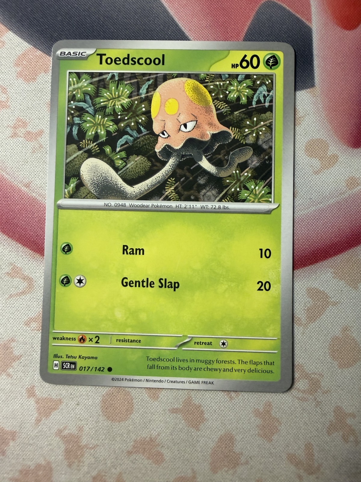 Toedscool Common SV07: Stellar Crown 017/142 NM English