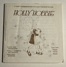 View-Master HOLLY HOBBIE - B344 - 3 Reel Set  Booklet V2 