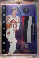 2023-24 Panini Obsidian - Eclipse Gradey Dick Electric Etch Purple /49 (MEM, RC)