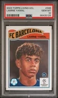 Lamine Yamal 2023 Topps Living UCL RC Rookie #596 PSA 10 FC Barcelona Spain