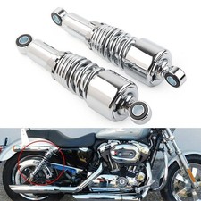 For Harley Touring Road King 267mm Chrome Motor Rear Shock Absorbers Suspension