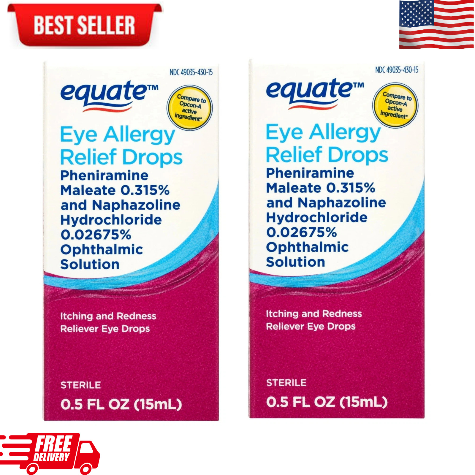 Itch & Redness Reliever, 0.5 Oz Each