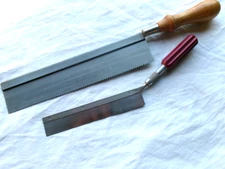 PAIR OF DOVETAIL SAWS - 1 is DISSTON