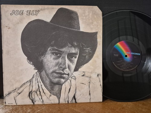 Joe Ely – Joe Ely 1977 Folk World Country Vinyl LP VG+