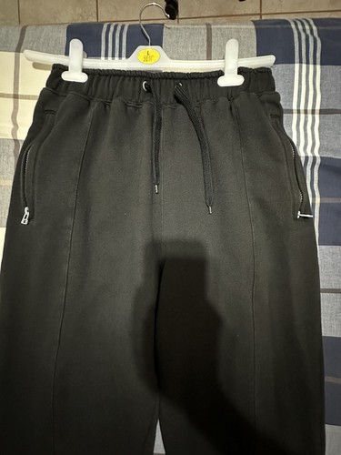 Vintage DLO-NYC Sweatpants Mesh Liner Baggy Y2K Black Sz L - Picture 2 of 11