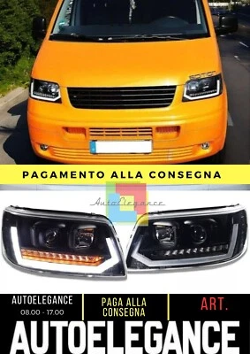 AUTOFARI Fari per VW T5 Bus 03-09 T6-OTTICA LED set frecce dinamiche