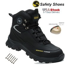 Mens Waterproof Indestructible Work Boots Sports Steel Toe Safety Shoes Sneakers