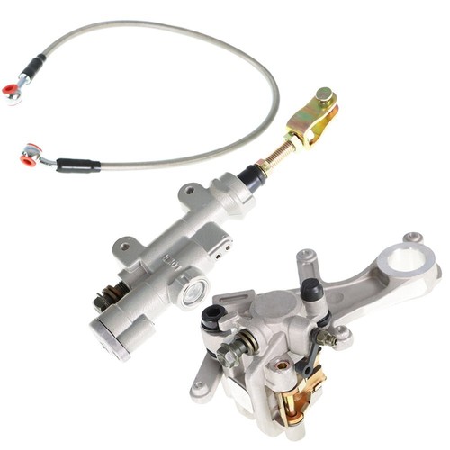 For Honda CRF250 CRF450 Rear Brake Master Cylinder &Brake Caliper &Hose Assembly - Picture 3 of 10