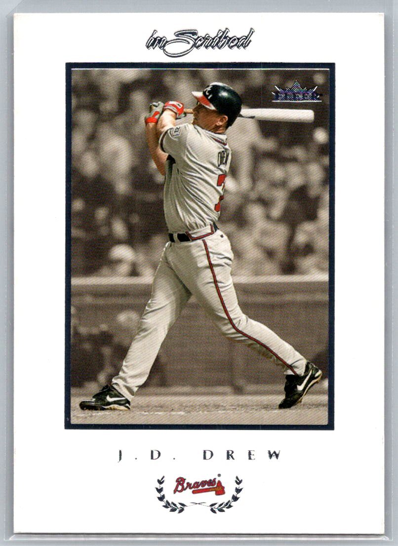 💎2004 Fleer InScribed Baseball #7 J.D. Drew - Atlanta Braves💎