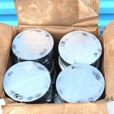 Lot of 4 New Raco 296-1 New Work Ceiling Fan Box 1-1/2" Deep Octagon Box