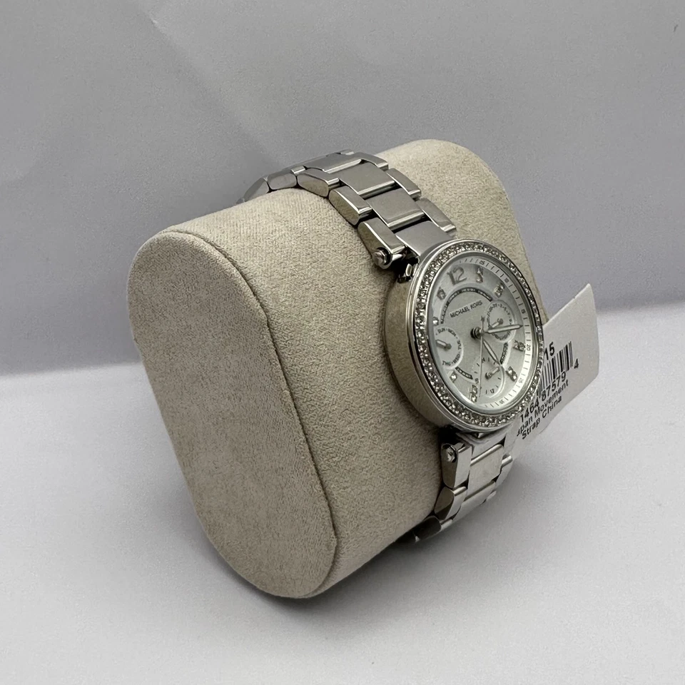 MICHAEL KORS WOMENS WATCH MK5615 STAINLESS STEEL SILVER STRAP WITH SILVER DIAL - image 3 of 4