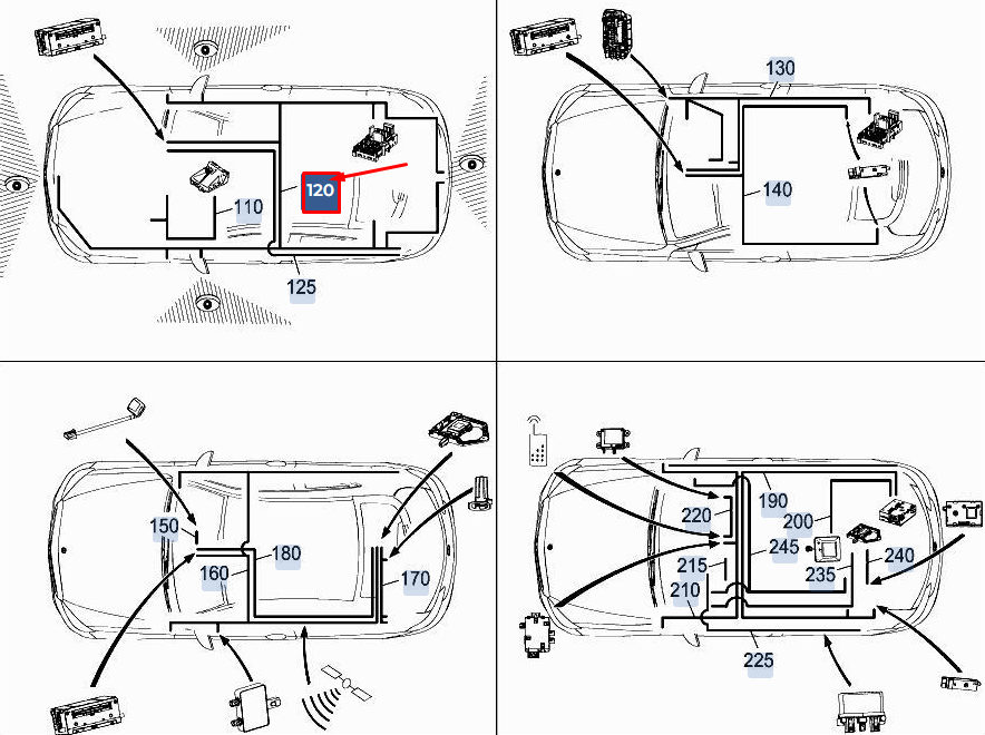Neu MERCEDES-BENZ C Coupe C205 Rückfahrkamera-Kabelbaum A2055406359 Original