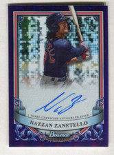 2024 Bowman Sterling Autograph Purple Ref Nazzan Zanetello 102/120 A46 033