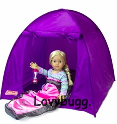 Coleman Purple Tent for American Girl 18