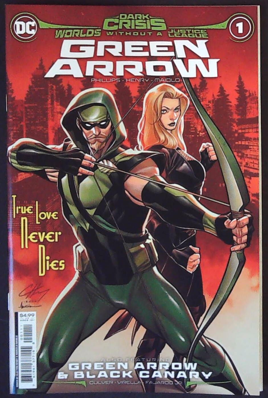 DARK CRISIS WORLD WITHOUT A JUSTICE LEAGUE GREEN ARROW (2022) #1 - New Bagged