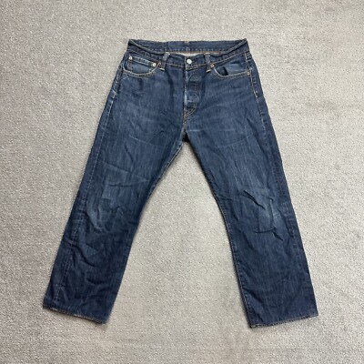 LEVI`S Jeans 501 XX Herren Vintage Hose W33 L25 Regular Straight 18711 Blau