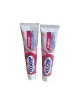  SUPER POLIGRIP Strong Denture Adhesive Cream Original 2.40oz Exp:06/25 ,Pack 2